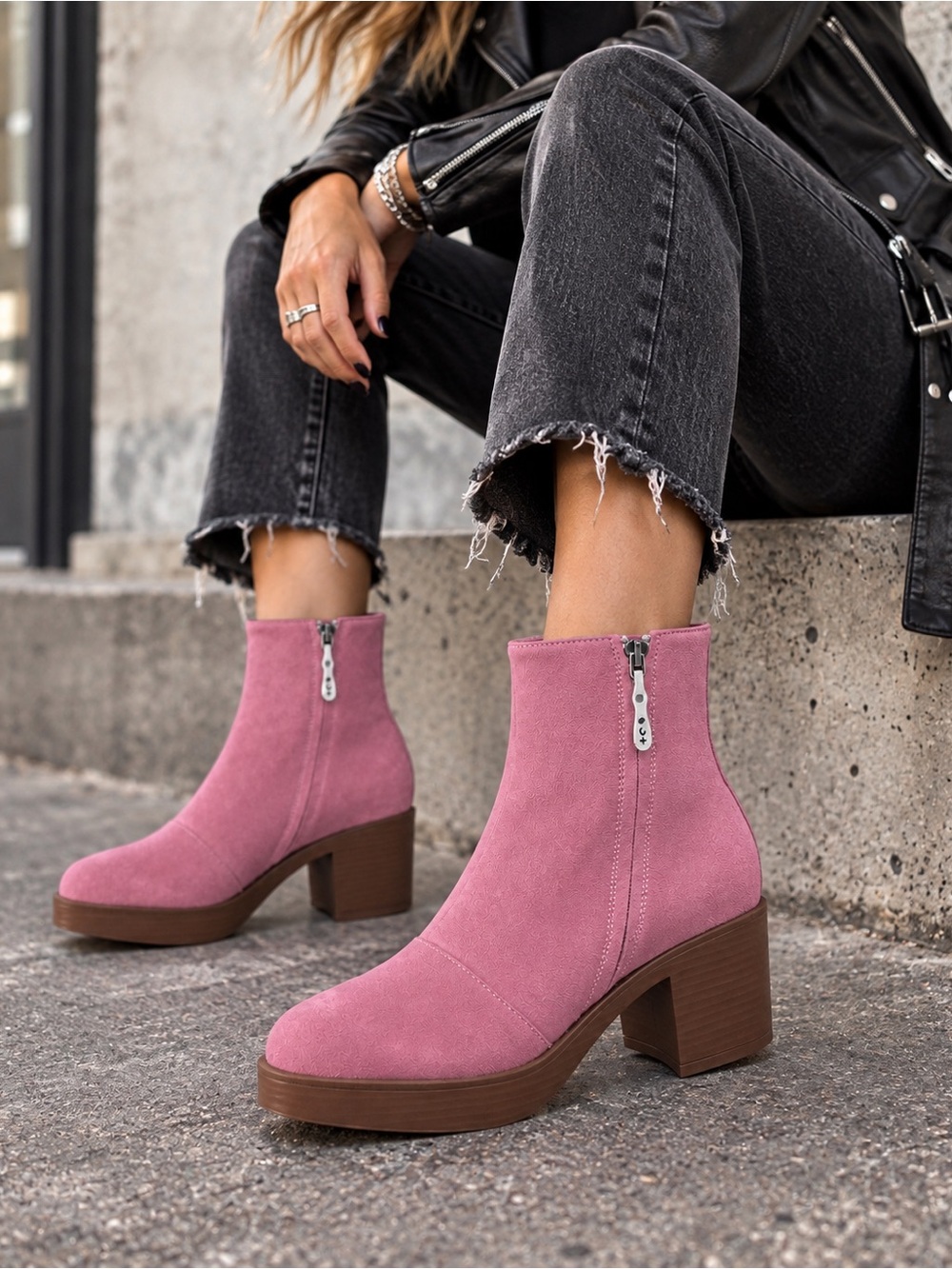 Lazo Unisex Siren Boots in Nebula Purple